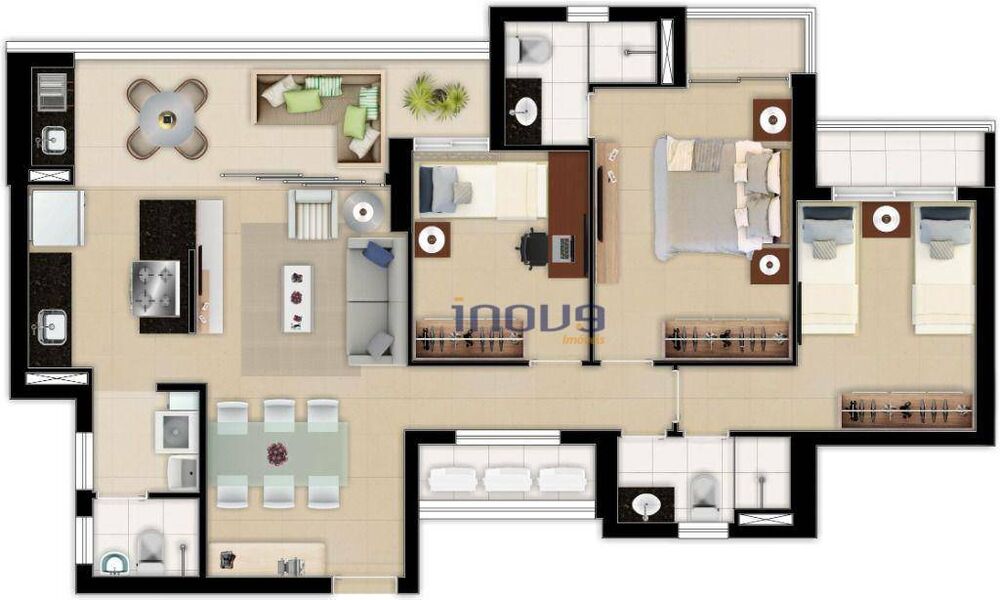 Apartamento, 1 quarto, 95 m² - Foto 14