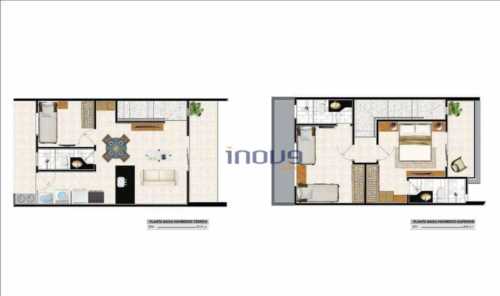 Casa de Condomínio, 3 quartos - Foto 1