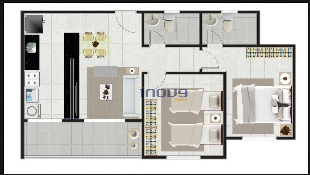 Apartamento, 2 quartos, 58 m² - Foto 12