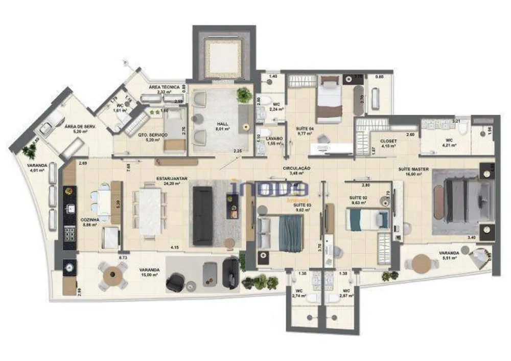 Apartamento, 3 quartos, 141 m² - Foto 15