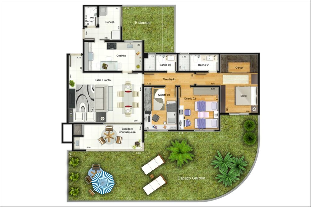 Apartamento à venda com 3 quartos, 117m² - Foto 6