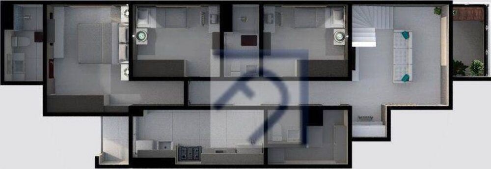 Cobertura, 3 quartos, 165 m² - Foto 2