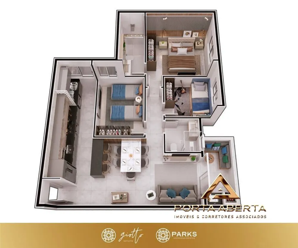 Apartamento, 3 quartos, 83 m² - Foto 10