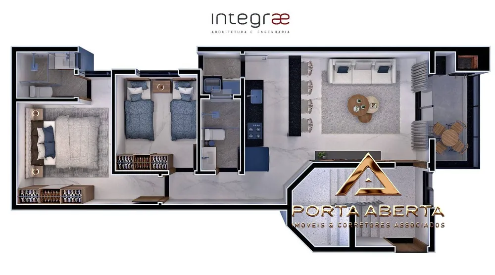 Apartamento, 2 quartos - Foto 2