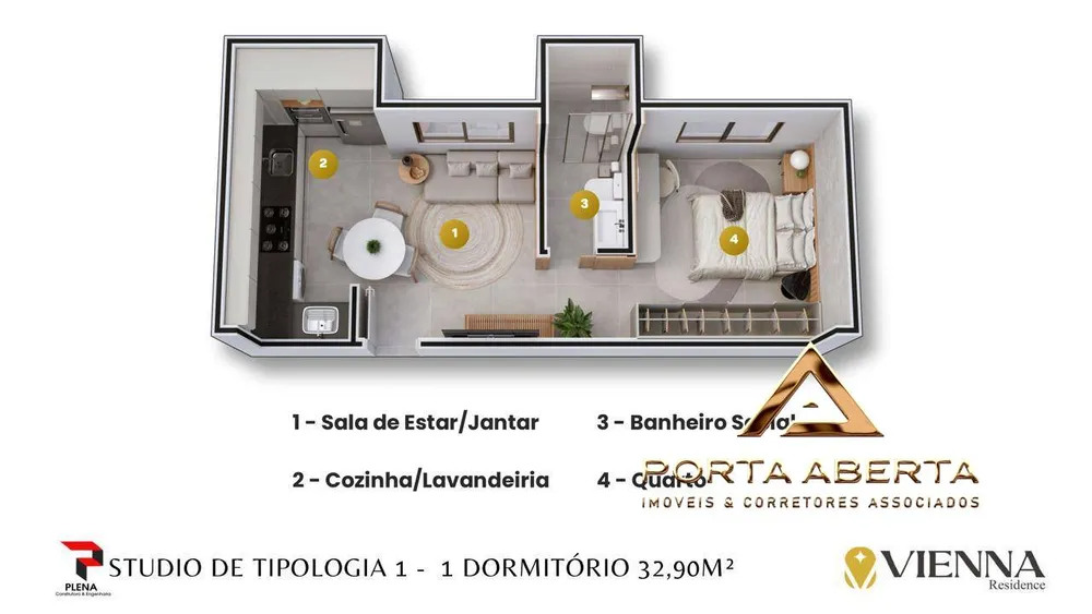 Apartamento, 1 quarto - Foto 7