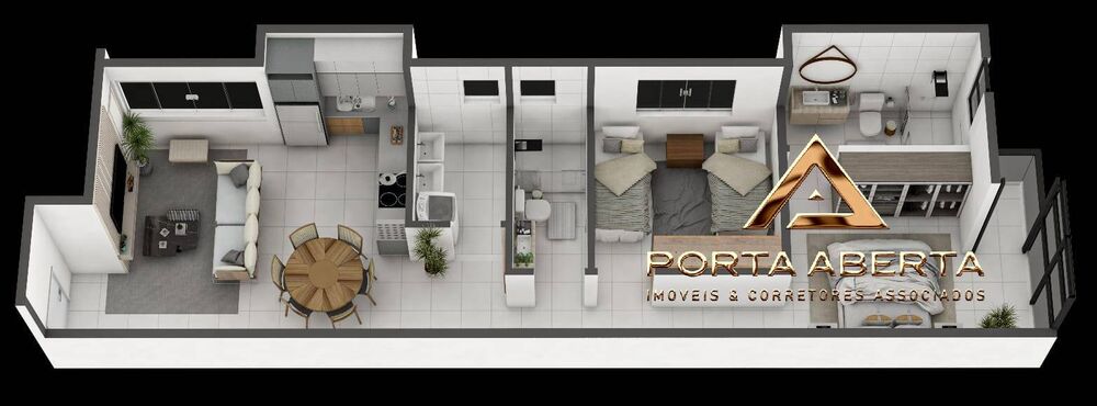 Apartamento à venda com 3 quartos, 100m² - Foto 1
