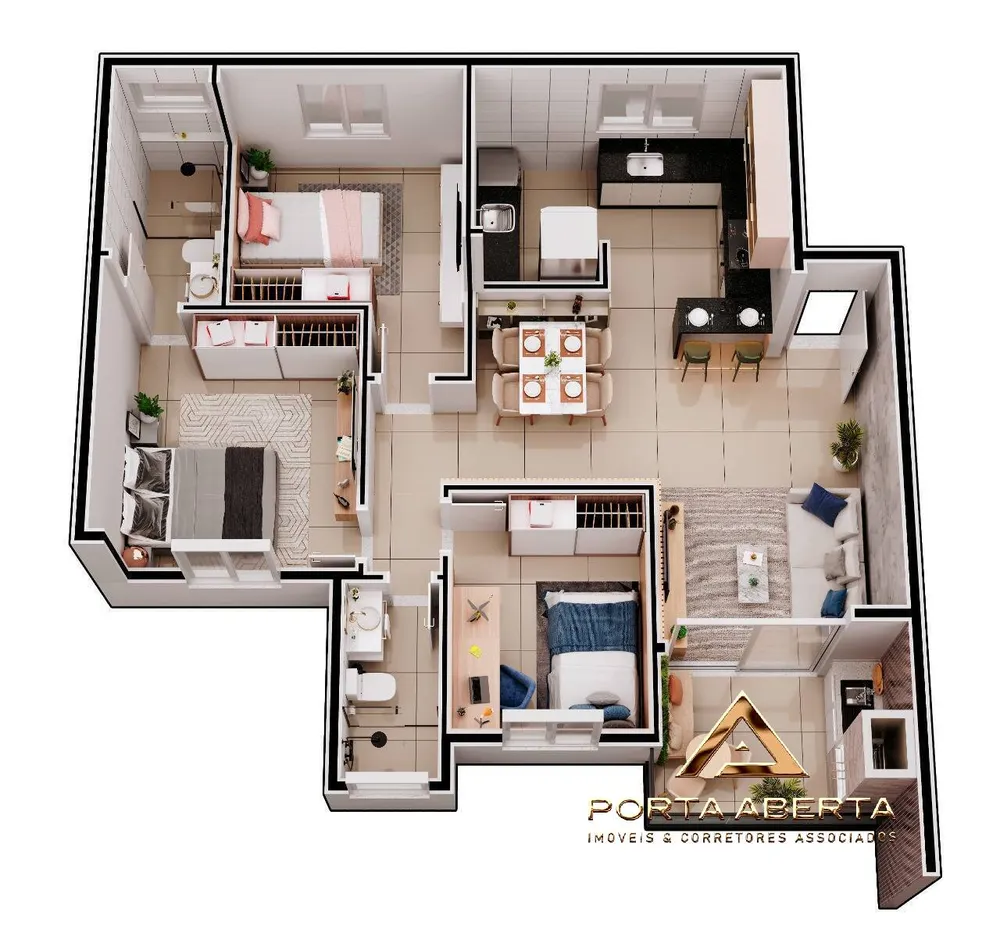 Apartamento, 3 quartos, 82 m² - Foto 17