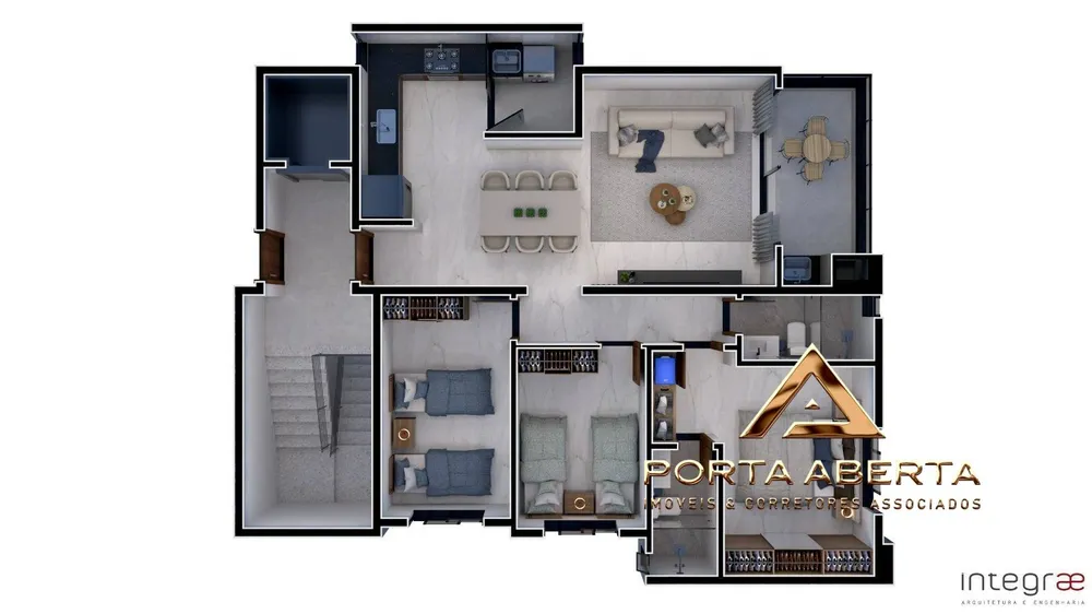 Apartamento, 2 quartos, 78 m² - Foto 2