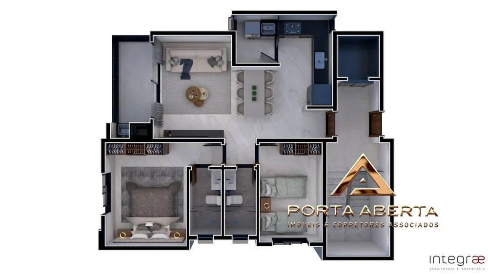 Apartamento, 2 quartos, 78 m² - Foto 3