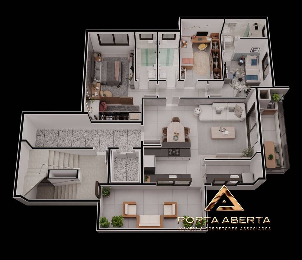 Apartamento, 3 quartos, 107 m² - Foto 1