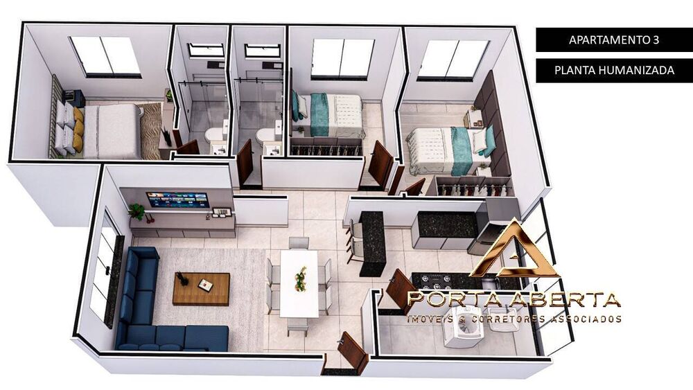 Apartamento, 3 quartos - Foto 2