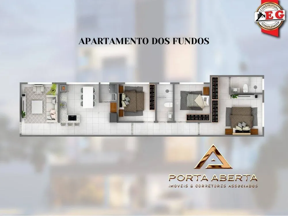 Apartamento, 3 quartos, 93 m² - Foto 2