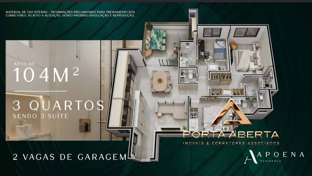 Apartamento, 2 quartos, 67 m² - Foto 4