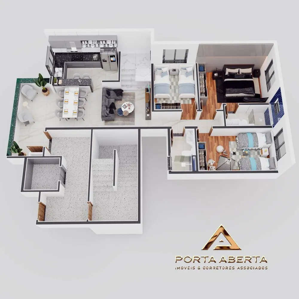 Apartamento, 3 quartos, 209 m² - Foto 1