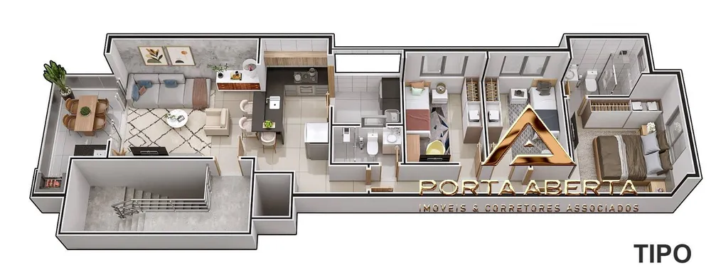 Apartamento, 3 quartos, 100 m² - Foto 4