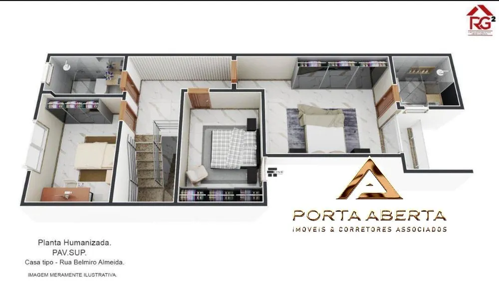 Casa, 3 quartos, 135 m² - Foto 2