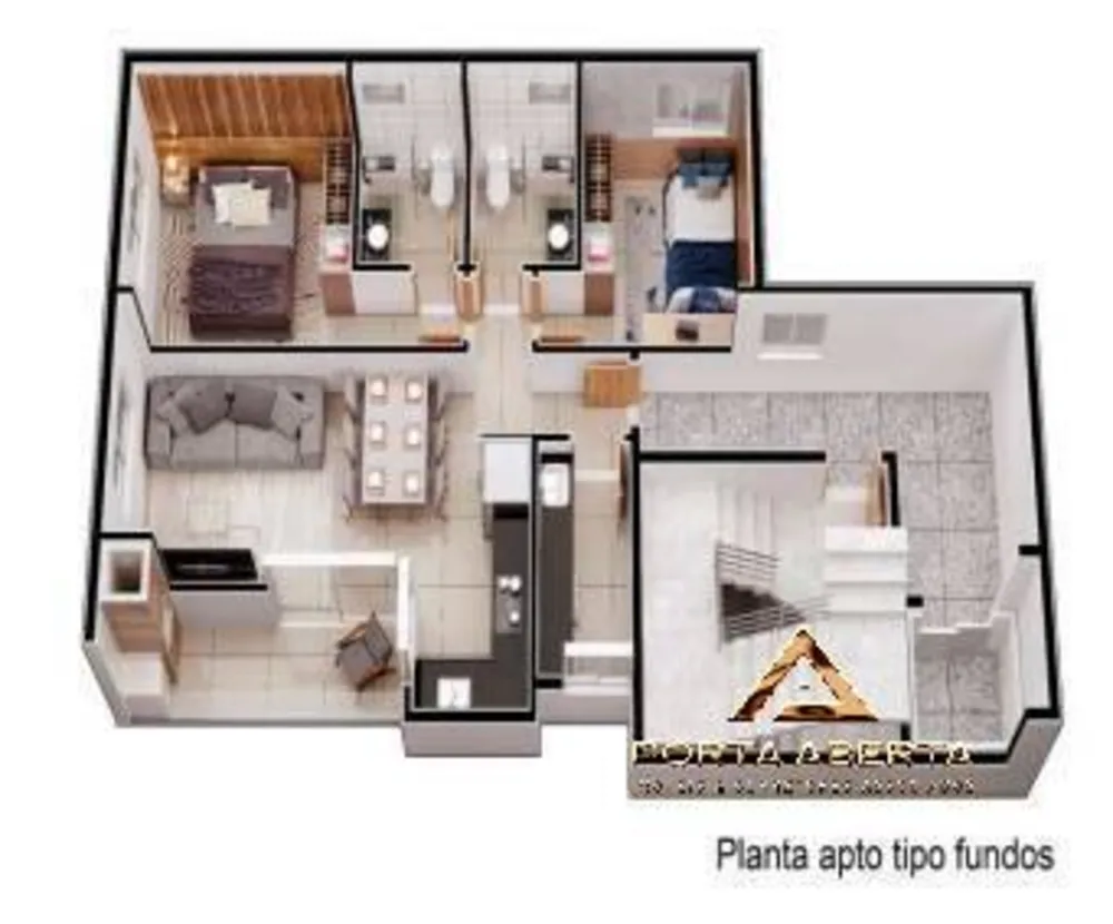 Apartamento, 3 quartos, 68 m² - Foto 7