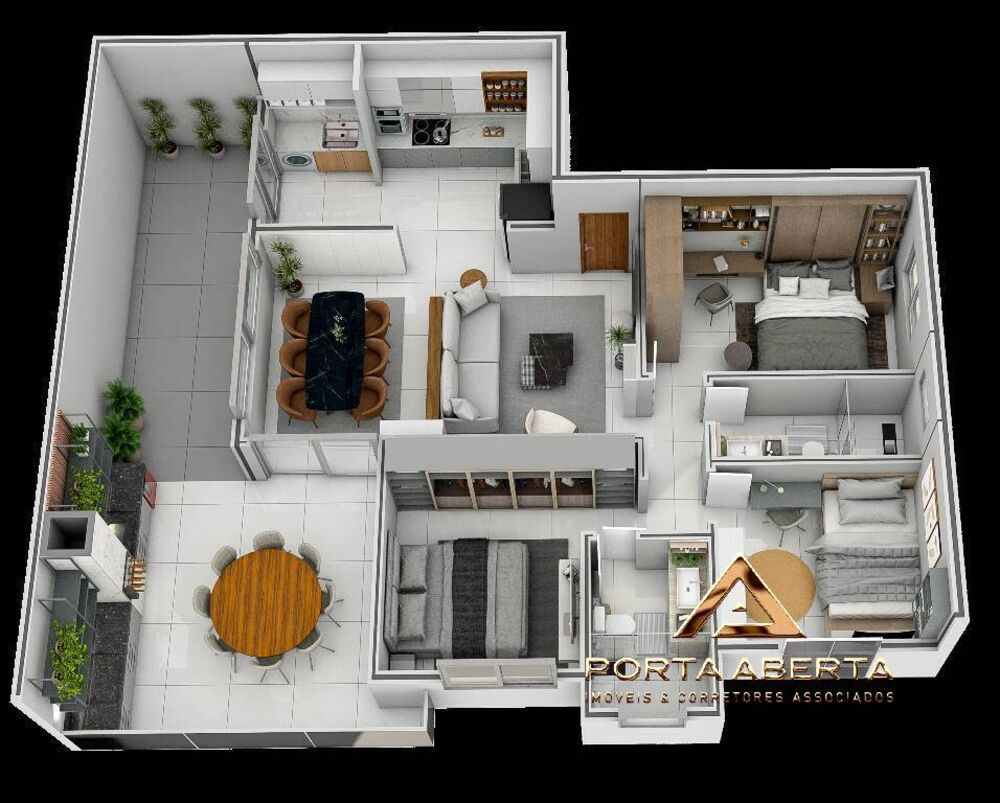 Apartamento à venda com 3 quartos, 100m² - Foto 7
