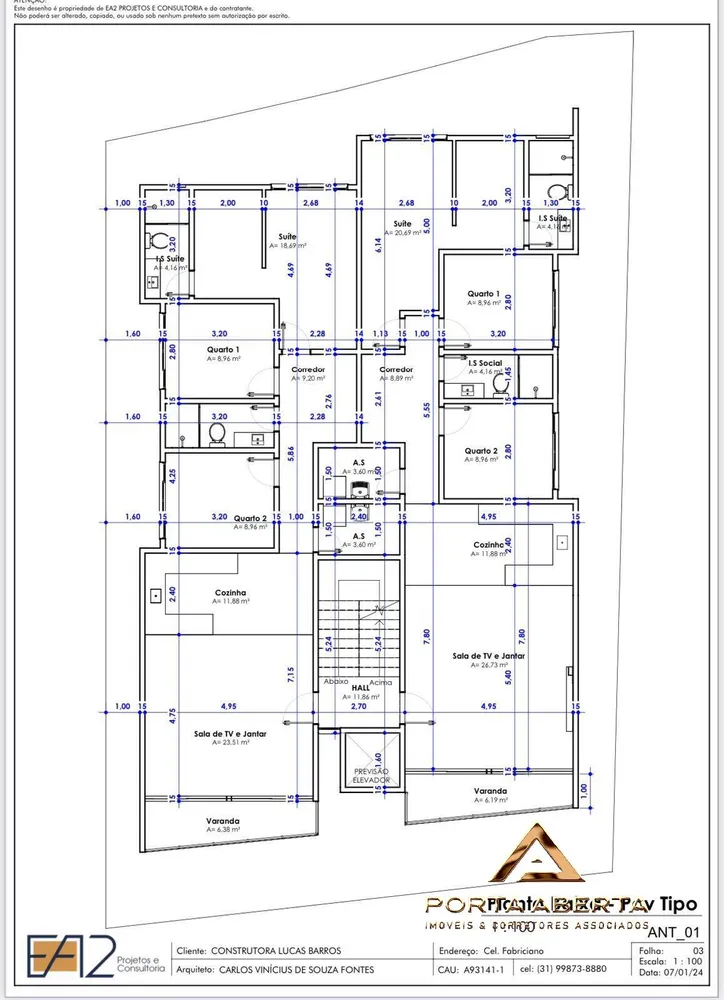 Apartamento, 3 quartos, 116 m² - Foto 6