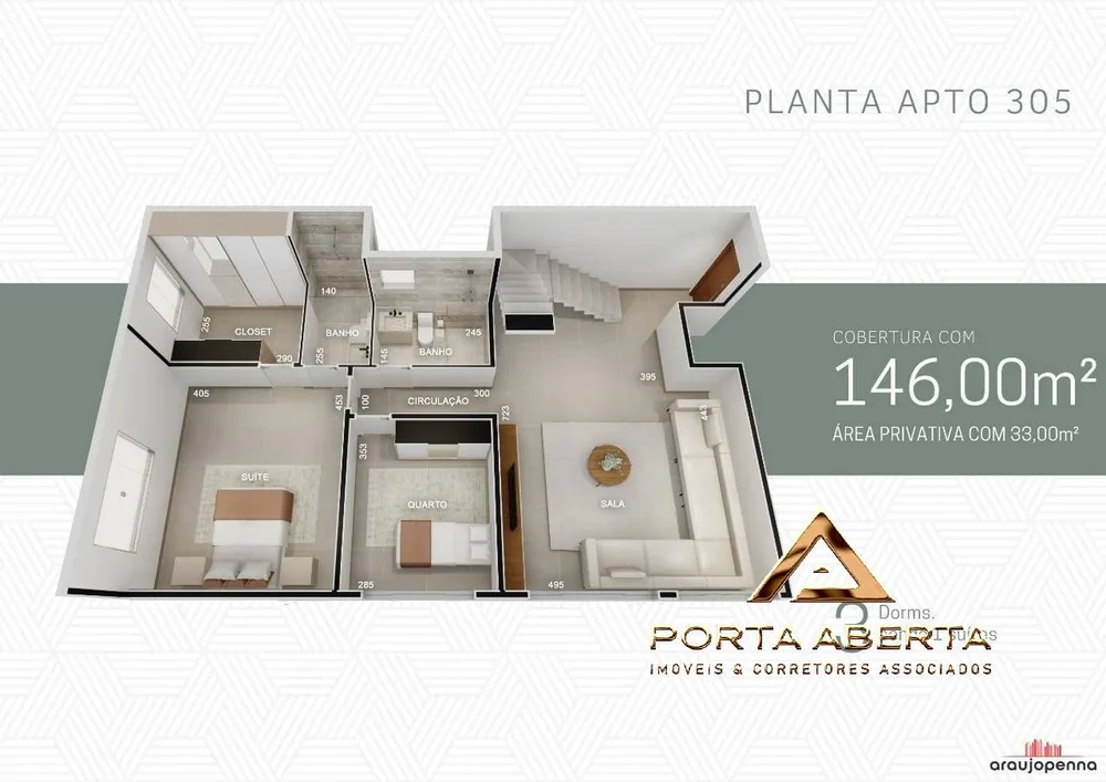 Apartamento, 2 quartos, 146 m² - Foto 3