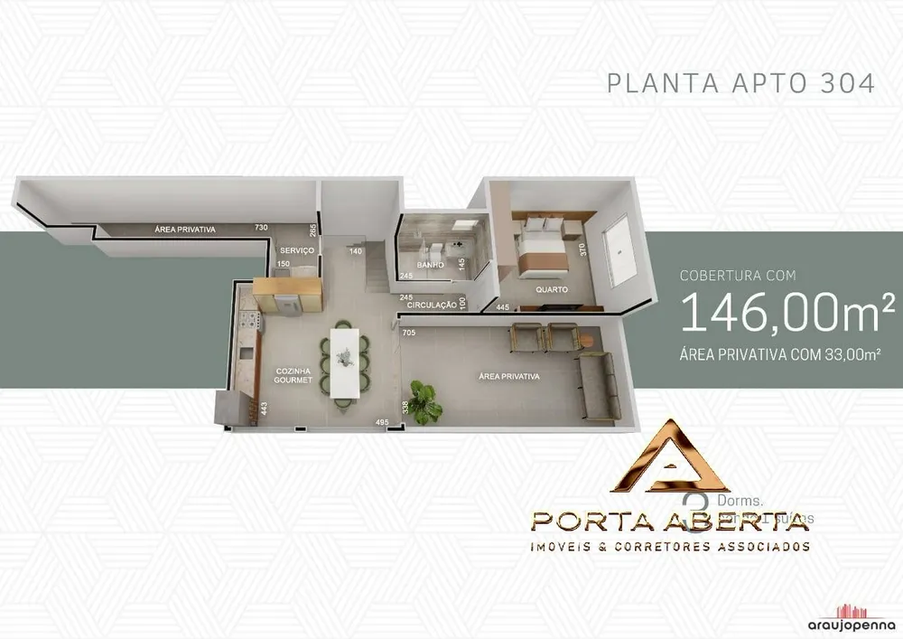 Apartamento, 2 quartos, 146 m² - Foto 8