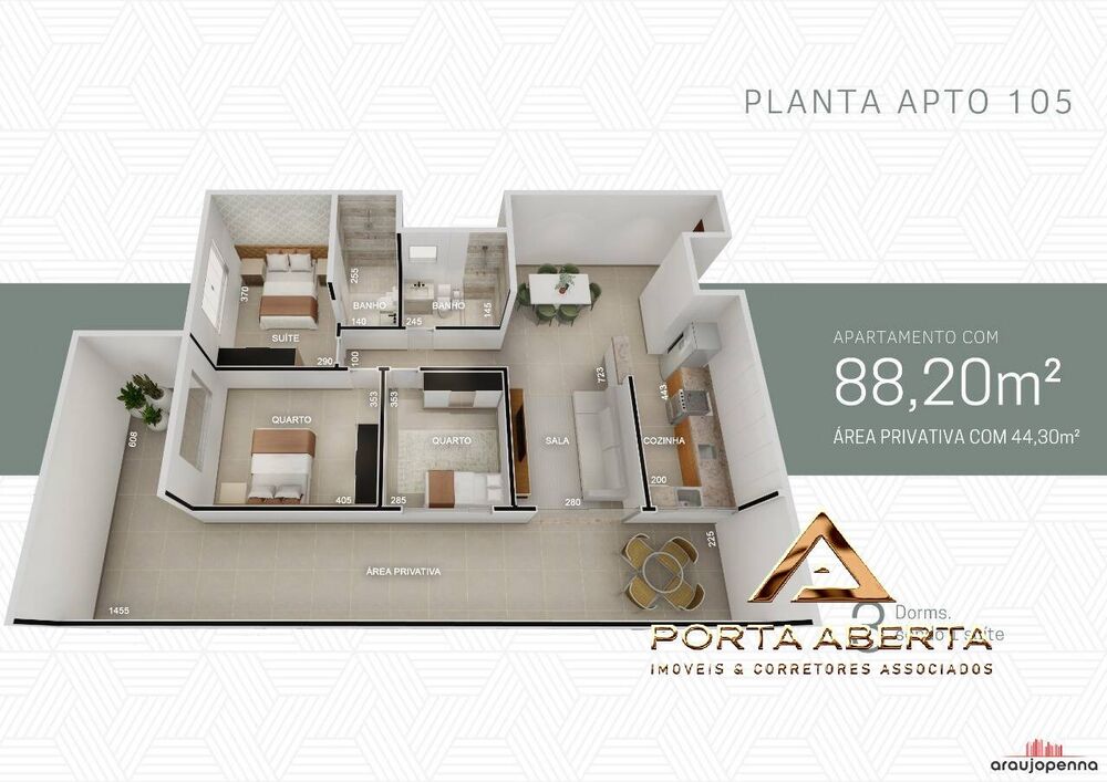 Apartamento, 2 quartos, 146 m² - Foto 2