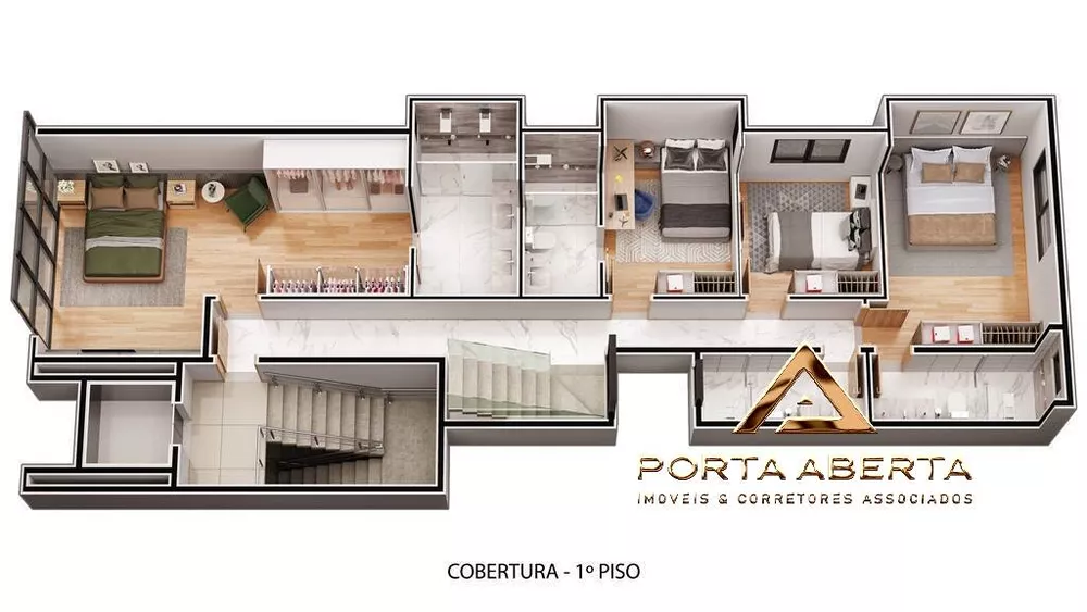 Apartamento à venda com 4 quartos, 215m² - Foto 3