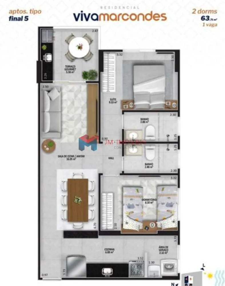 Apartamento, 2 quartos, 62 m² - Foto 18