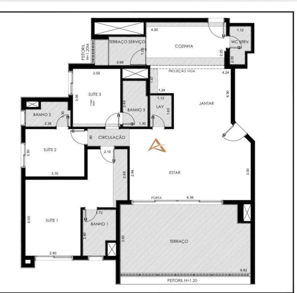 Apartamento, 3 quartos, 140 m² - Foto 2