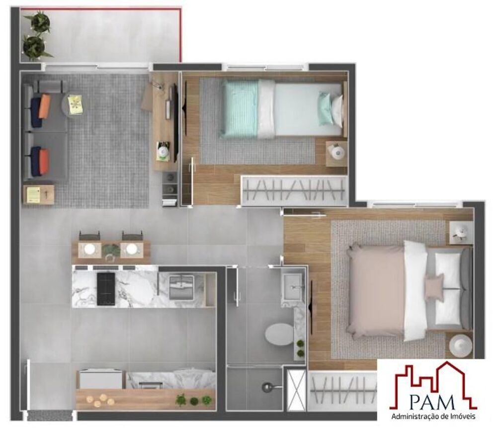 Apartamento, 2 quartos - Foto 16