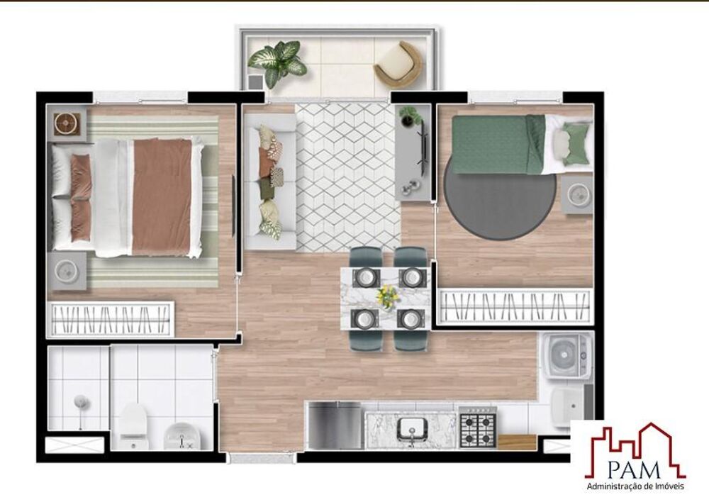 Apartamento, 1 quarto - Foto 12