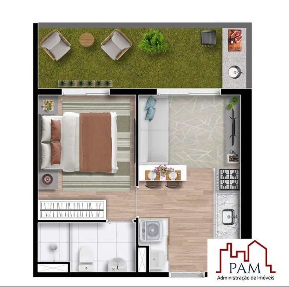 Apartamento, 1 quarto - Foto 9
