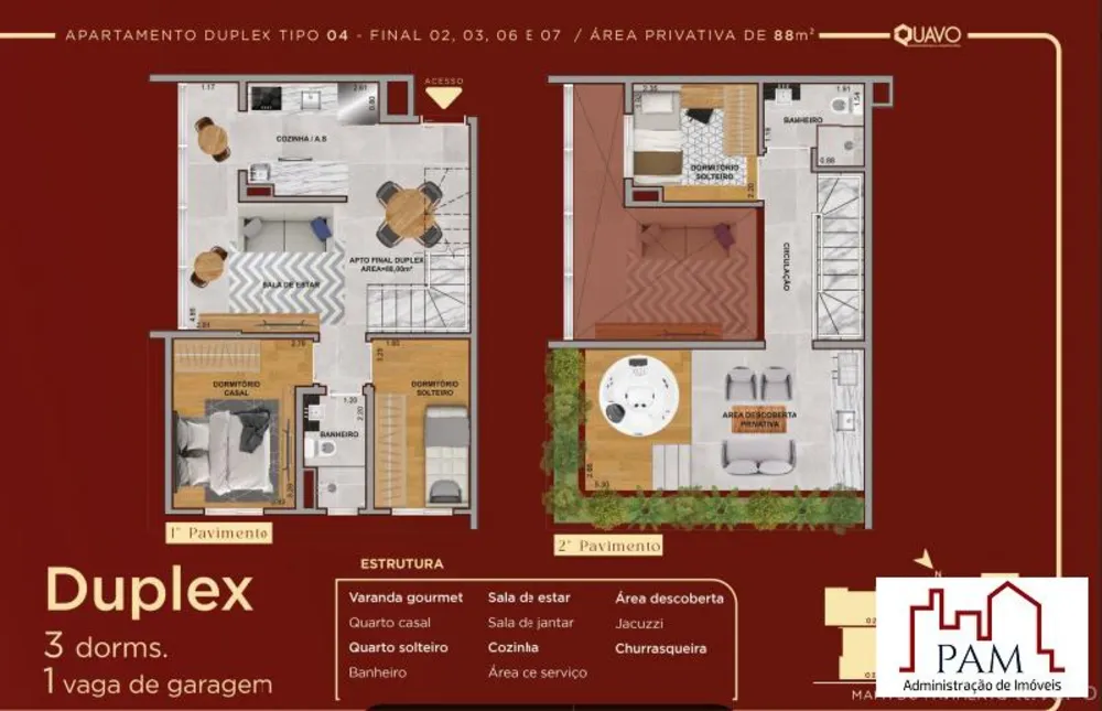 Apartamento, 2 quartos, 88 m² - Foto 16