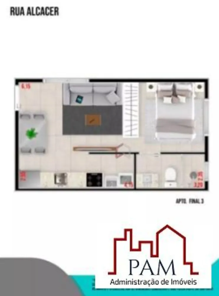 Apartamento, 2 quartos, 41 m² - Foto 12