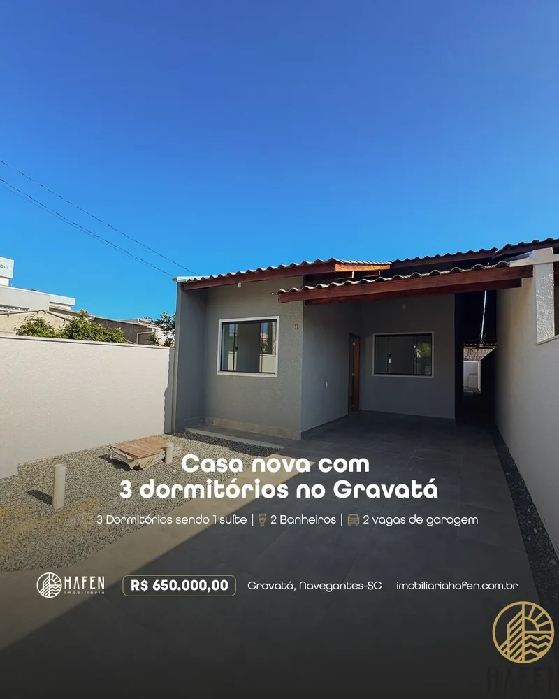 Casa, 3 quartos, 93 m² - Foto 1