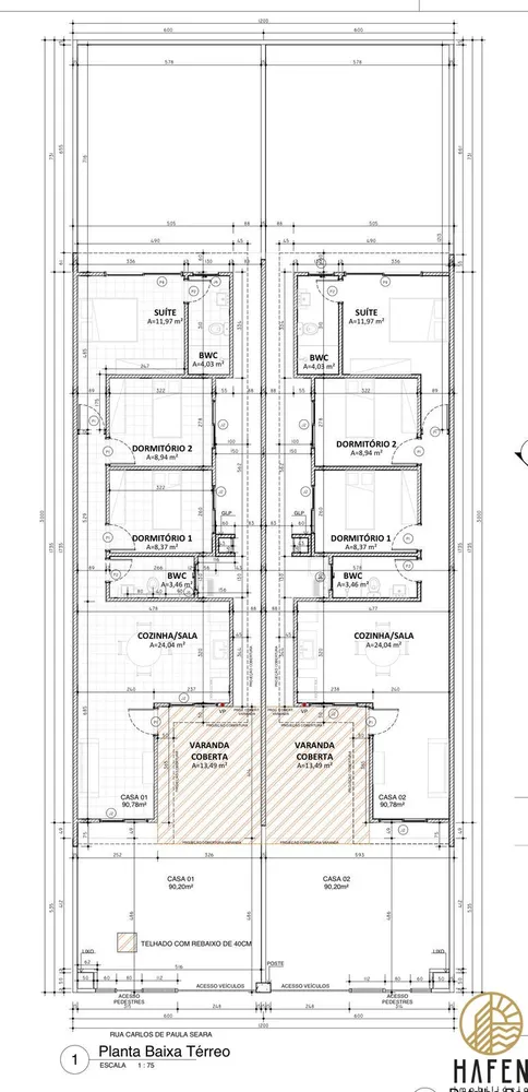 Casa, 3 quartos, 93 m² - Foto 12