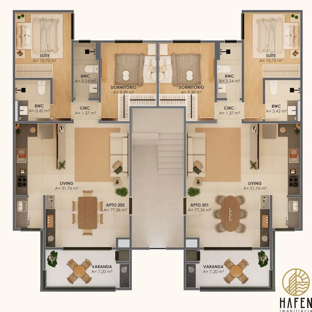 Apartamento, 2 quartos, 58 m² - Foto 7