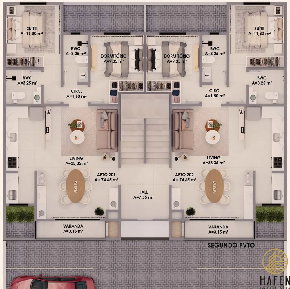 Apartamento, 2 quartos, 70 m² - Foto 5