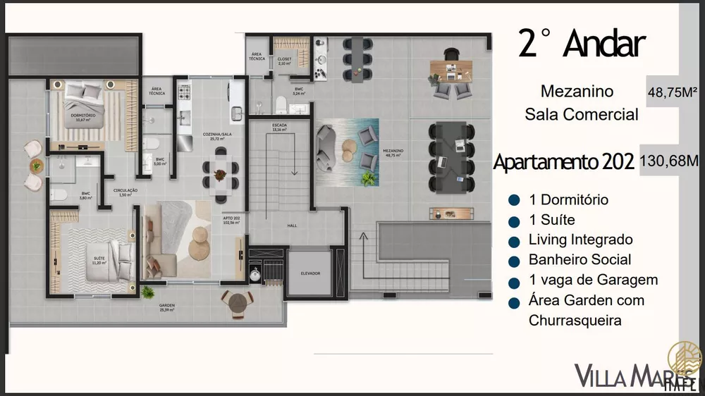 Apartamento, 2 quartos, 71 m² - Foto 4