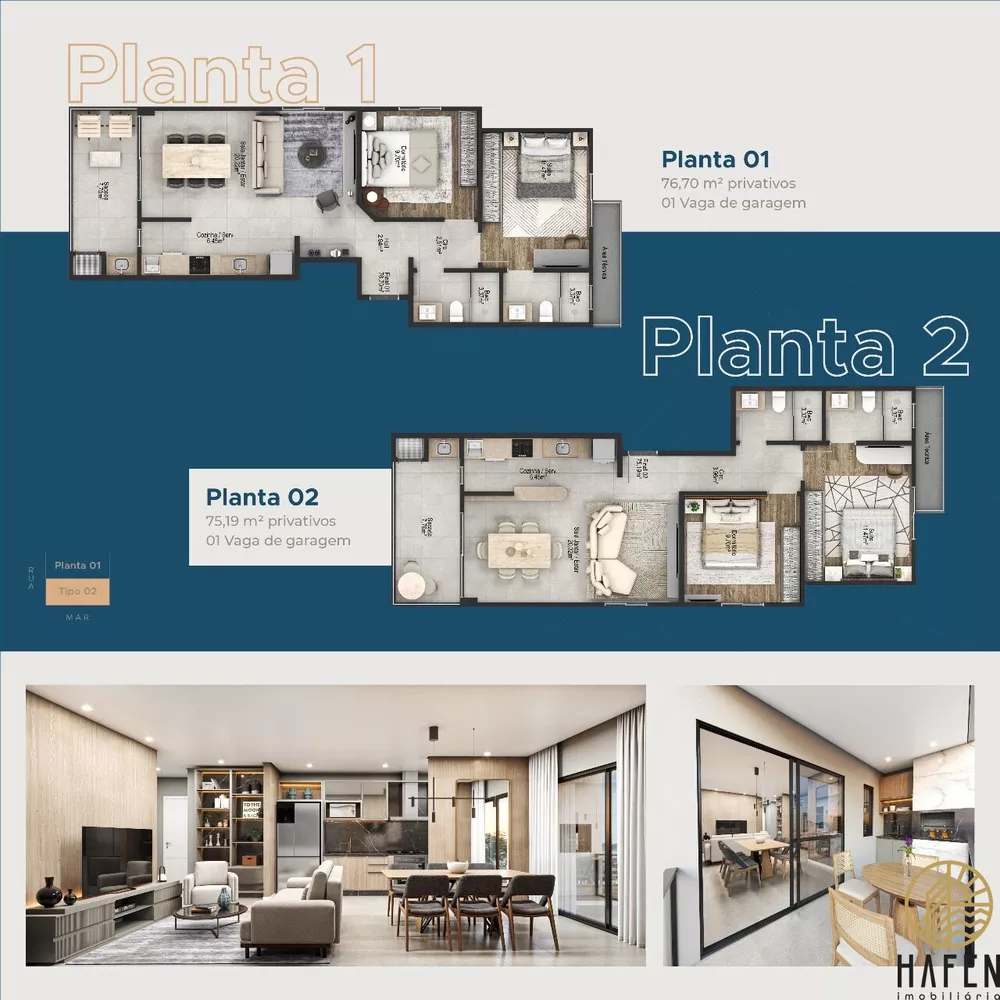 Apartamento, 2 quartos, 75 m² - Foto 4