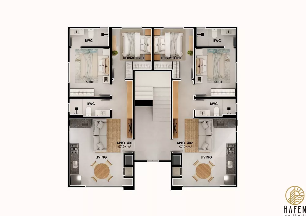 Apartamento, 2 quartos, 58 m² - Foto 4