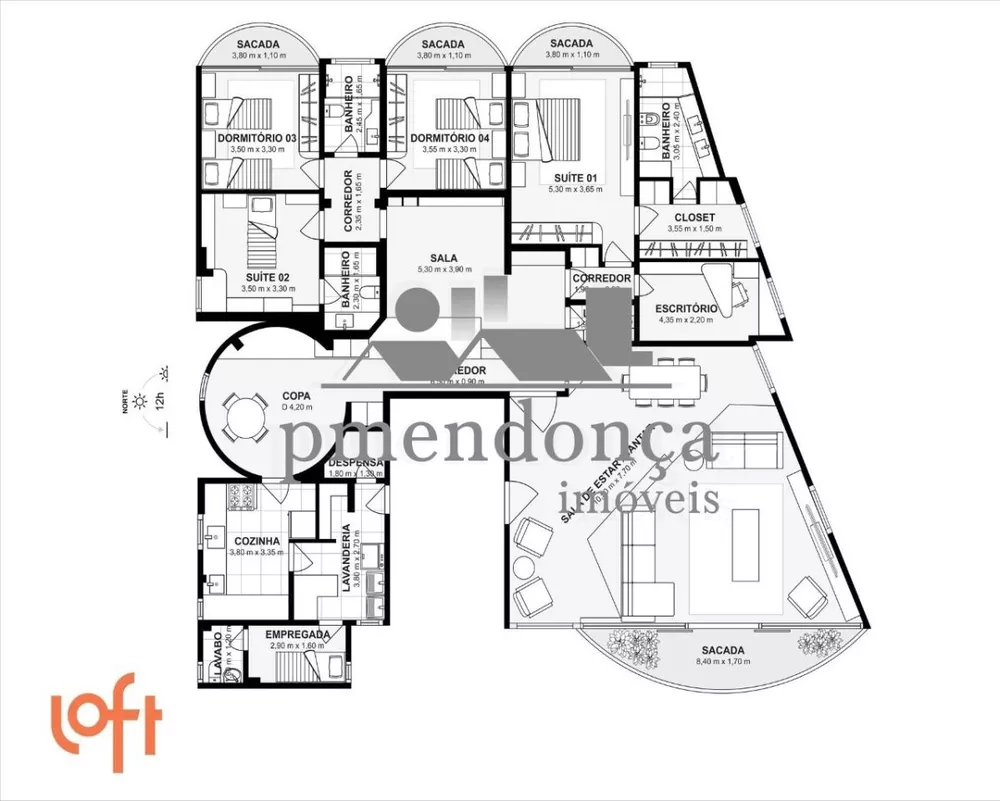 Apartamento, 4 quartos, 287 m² - Foto 14