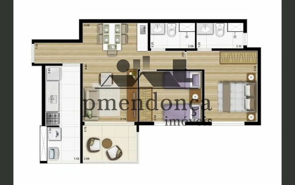 Apartamento, 2 quartos, 65 m² - Foto 12