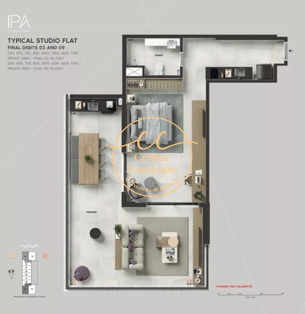 Apartamento, 3 quartos, 74 m² - Foto 17