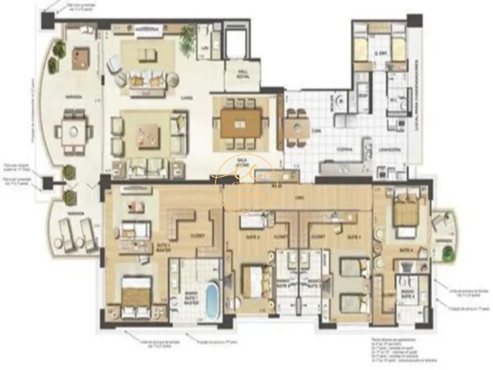 Apartamento, 4 quartos, 333 m² - Foto 23