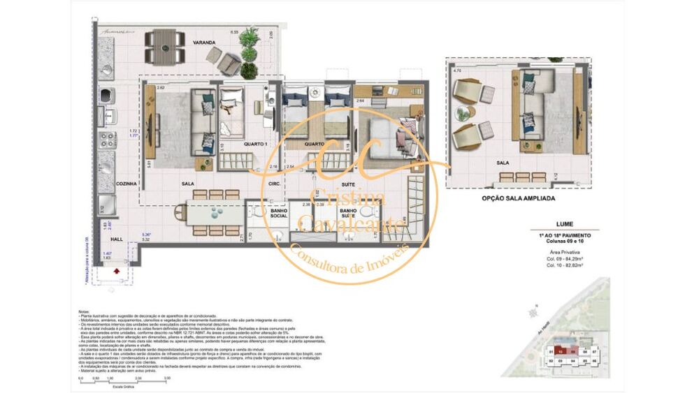 Apartamento à venda com 3 quartos, 82m² - Foto 8