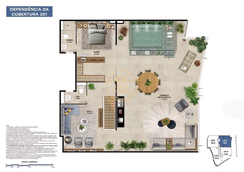 Cobertura, 4 quartos, 265 m² - Foto 21