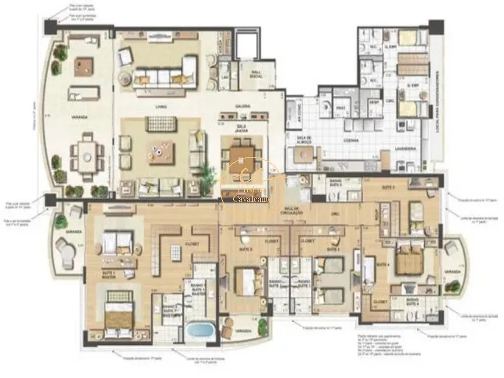 Apartamento, 4 quartos, 435 m² - Foto 12