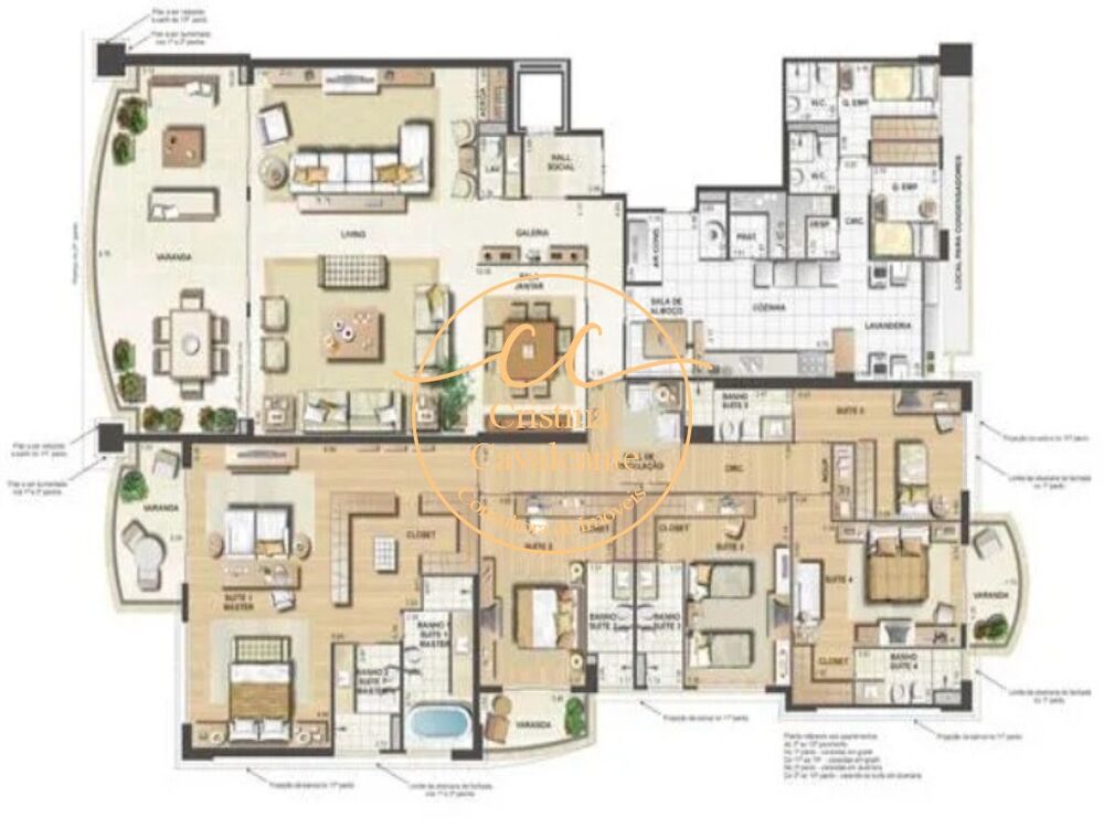 Apartamento, 4 quartos, 435 m² - Foto 4