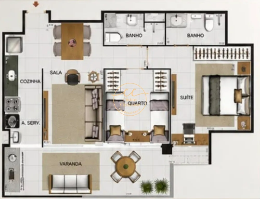 Apartamento, 2 quartos, 64 m² - Foto 30